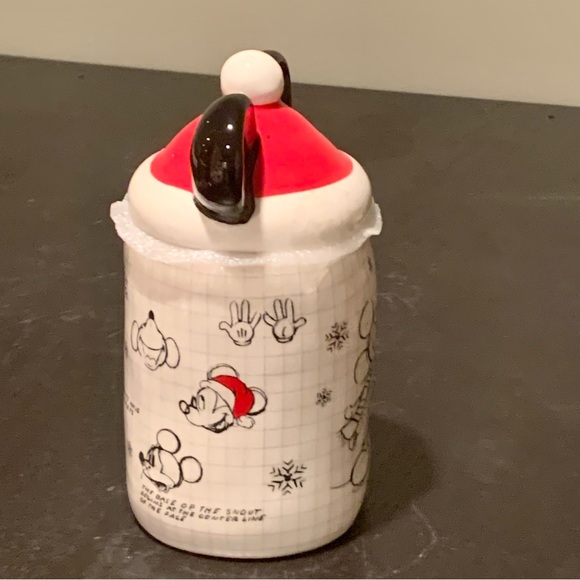 Mickey Santa Hat Mouse Ears Christmas Topper Mug - Disney Sketchbook Collection - Picture 5 of 14